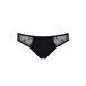 Трусики-слипы с кружевной сеточкой Passion DINA THONG S/M, black