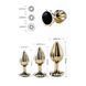 Набор анальных пробок LOCKINK YEAHWOW Nympho Butt Plug Set