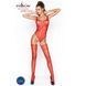 Бодістокінг Passion BS034 red, комбінезон, імітація боді і панчіх
