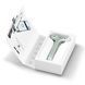 Електронний ультразвуковий ролик для обличчя та тіла GESKE Sonic Facial&Body Roller 4в1 green