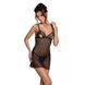 Сорочка с вырезами на груди, стринги Passion LOVELIA CHEMISE S/M, black