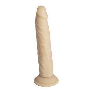 Фалоімітатор Naked Addiction &mdash; 9&Prime; Silicone Dual Density Bendable Dildo Vanilla, віброкуля в подаруно