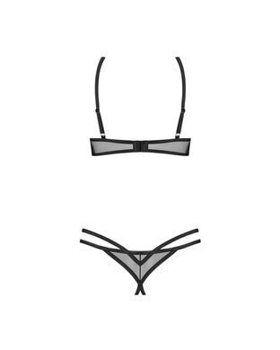 Комплект Obsessive Euridia 2-pcs crotchless set XL/2XL