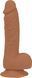 Фаллоимитатор ADDICTION Steven 7.5" Silicone Dong Caramel, вибропуля в подарок
