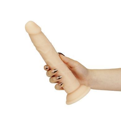 Фаллоимитатор Naked Addiction &mdash; 9&Prime; Silicone Dual Density Bendable Dildo Vanilla, вибропуля в подарок