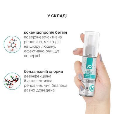 Чистящее средство JO Fresh Scent Misting Toy Cleaner (60 мл) с ароматом свежести