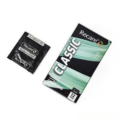 Презервативи Holographic Recare Classic Condoms 12 шт, класичні