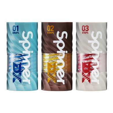 Мастурбатор Tenga Spinner DX 03 Steps, с упругой стимулирующей спиралью внутри, мощное воздействие