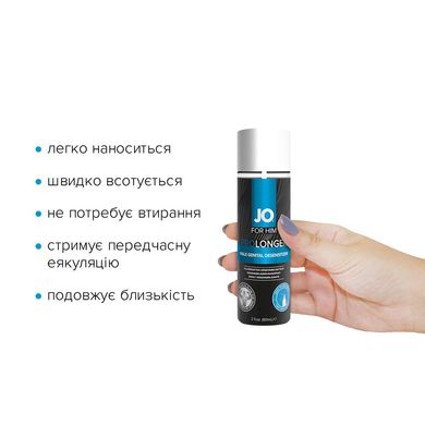 Пролонгирующий спрей System JO Prolonger Spray with Benzocaine (60 мл) не содержит минеральных масел