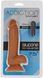 Фаллоимитатор ADDICTION Steven 7.5" Silicone Dong Caramel, вибропуля в подарок