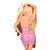 Мини-платье с кружевным лифом и стрингами Penthouse - Bedtime Story Purple S/M