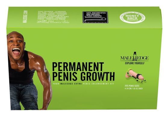 Экстендер для увеличения члена Male Edge Extra, ремешковый, масса всего 65 г, прочный пластик