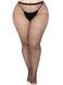 Колготки Leg Avenue Spandex micro net tights, 1X/2X, черные, в мелкую сетку, средняя посадка