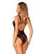 Бодистокинг с вырезами Obsessive B138 teddy S/M/L, black, с доступом
