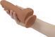 Фаллоимитатор ADDICTION Steven 7.5" Silicone Dong Caramel, вибропуля в подарок