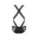 Мужское эротическое сетчатое боди Passion 045 VICTOR S/M Black, экокожа, сетка