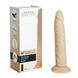 Фаллоимитатор Naked Addiction &mdash; 9&Prime; Silicone Dual Density Bendable Dildo Vanilla, вибропуля в подарок