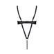 Боди из экокожи Passion CELINE BODY L/XL, black, с доступом, открытый