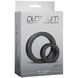 Набір ерекційних кілець Doc Johnson Platinum Premium Silicone &mdash; The C-Rings &mdash; Charcoal