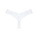 Кружевные танга Obsessive Heavenlly crotchless thong XL/2XL, с доступом