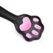 Паддл в виде кошачьей лапки Liebe Seele Round Paddle Black/Pink